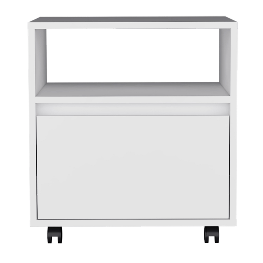 Austin Single Drawer Nightstand - White