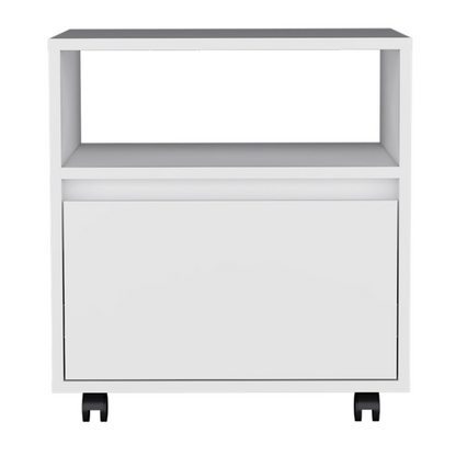 Austin Single Drawer Nightstand - White