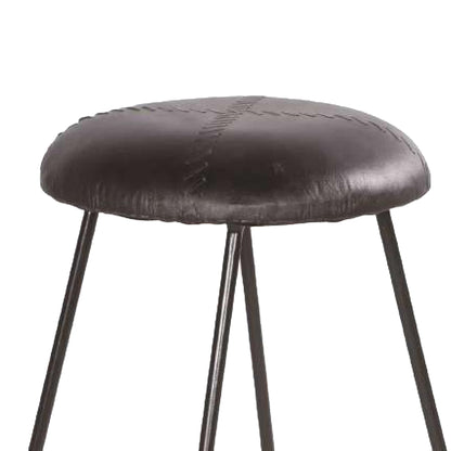 Stitch Counter Height Stool - Black