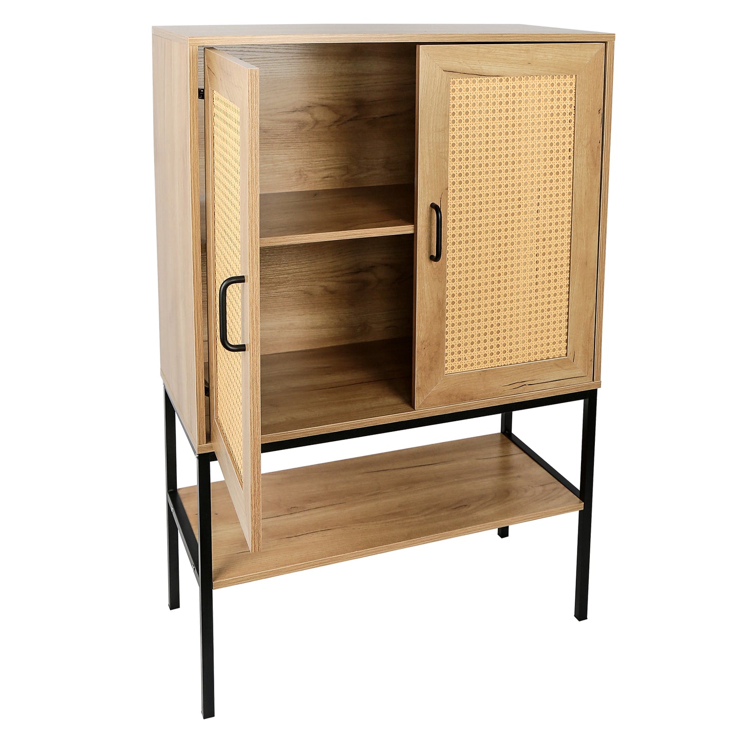 Levo Rattan Doors Free Standing Sideboard