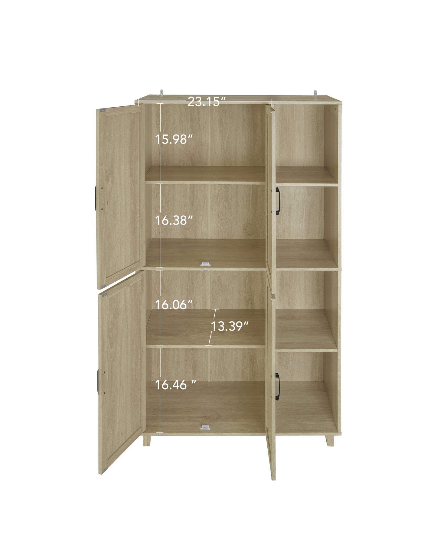 Acuna II 4 Door Storage Cabinet - Natural