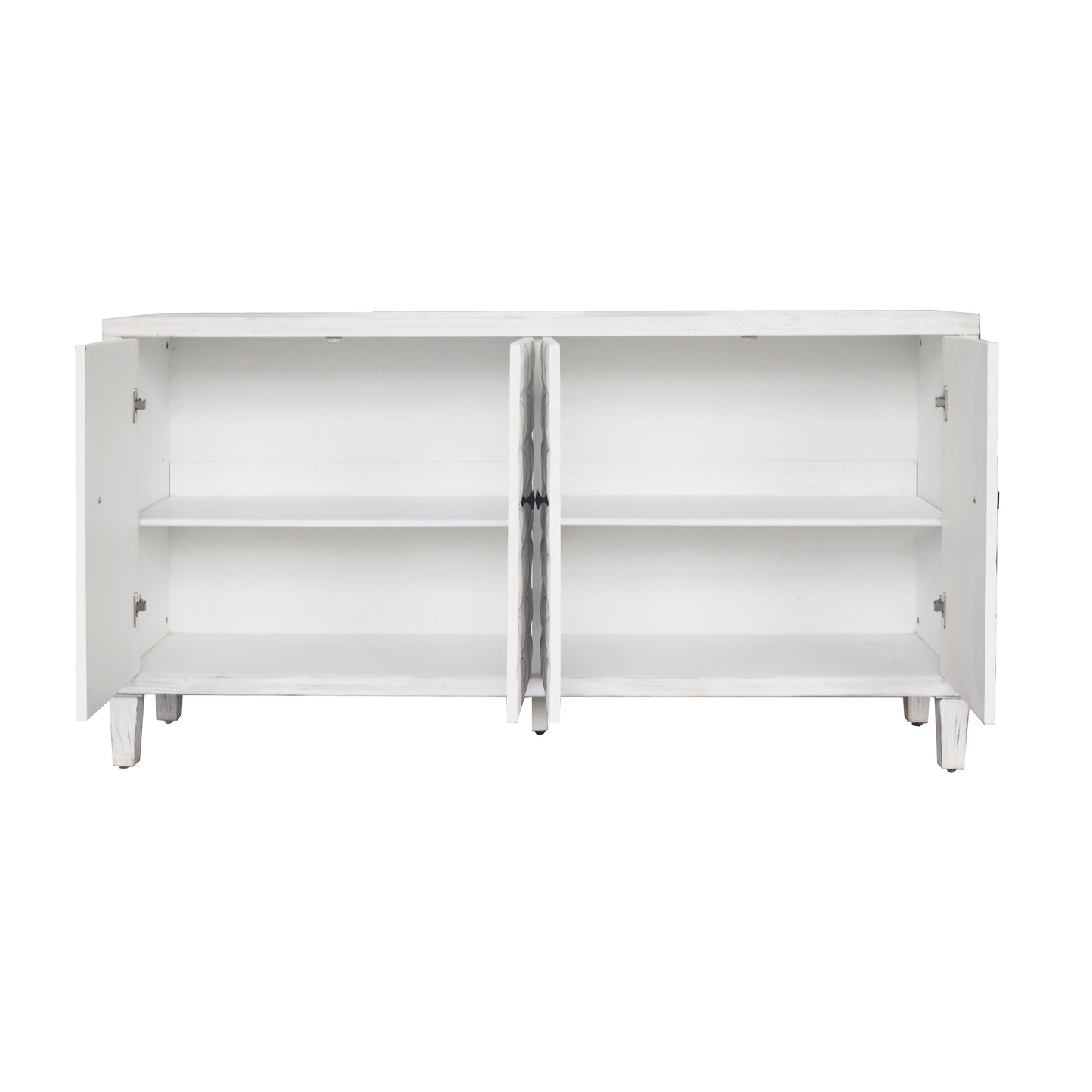 Layla Buffet Server Cabinet - White Washed