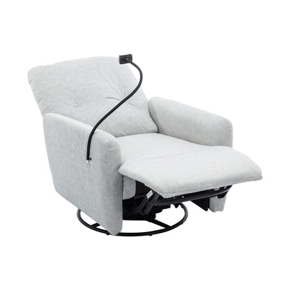 Dax Electric Rocking Motion Recliner - Gray