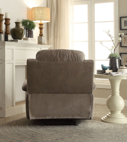 Bina Microfiber Recliner - Gray