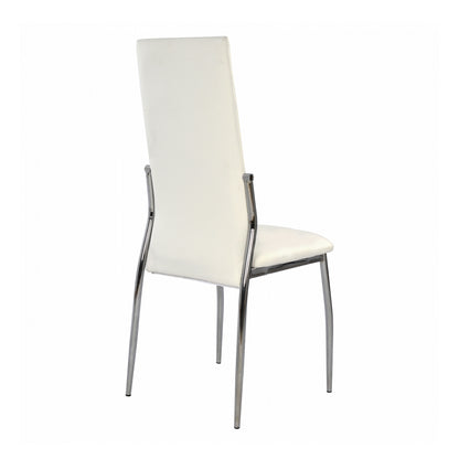 Omi Leatherette Dining Chairs (Set of 2) - White