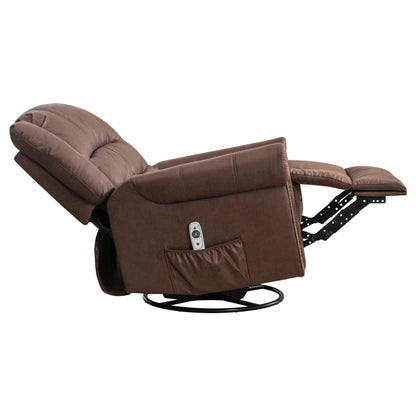 Bella Massage Rocker Recliner Chair - Brown