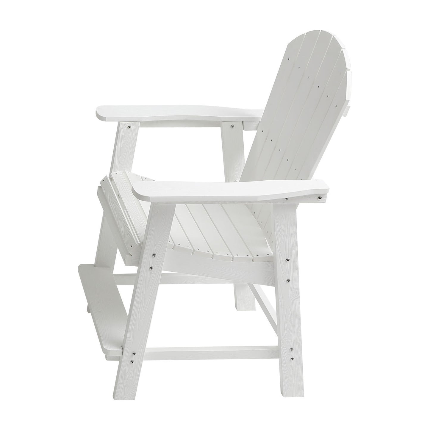 Ken Patio Bar Chair (Set of 2) - White