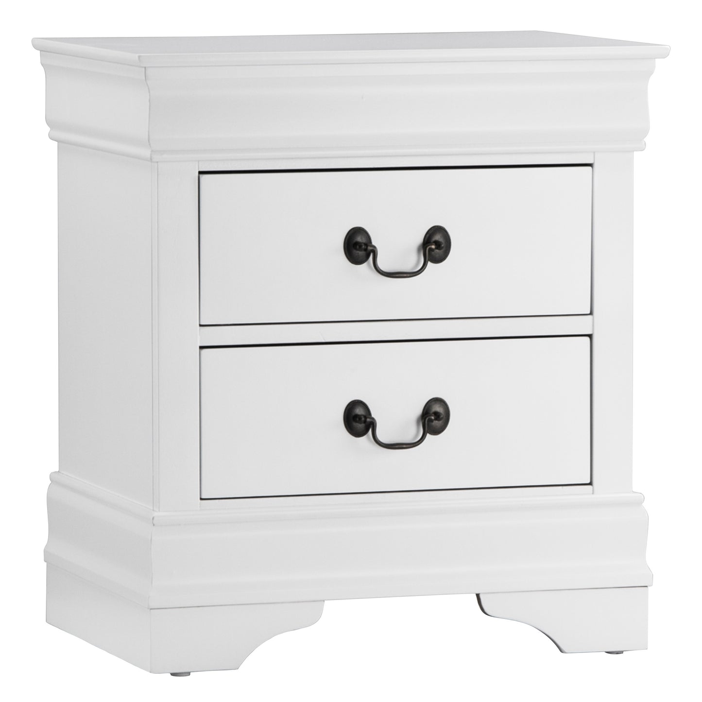 Riviera Colette Antique Nightstand - White