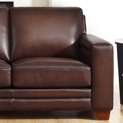 Alice Leather Loveseat