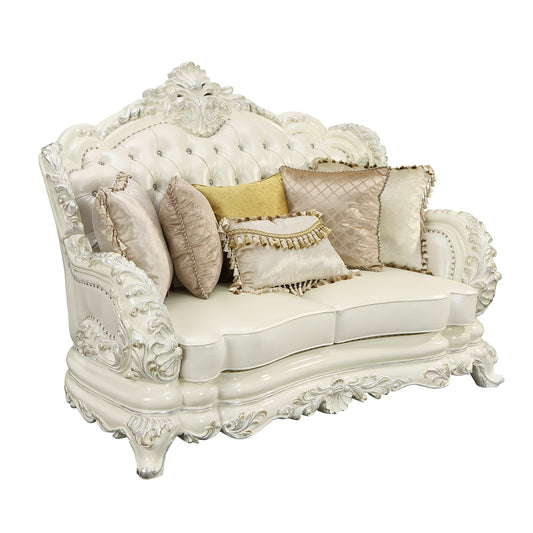 Adara Loveseat with 5 Pillows