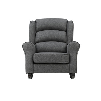 Fabien Fabric Rocking Chair - Gray