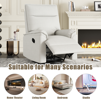 Hano 360° Swivel Recliner Chair - Beige