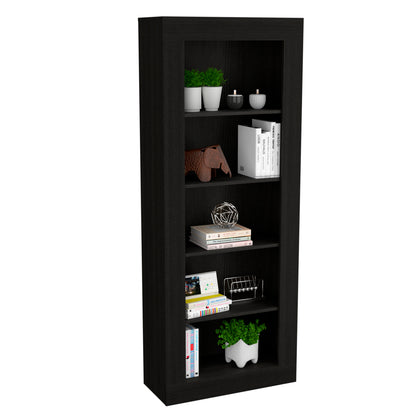 Andina Bookcase 5 Shelves Cabinet - Black