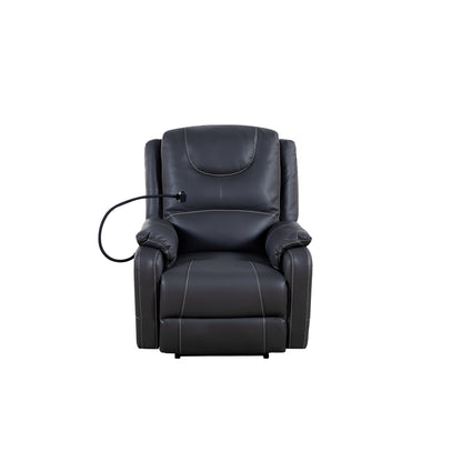 Burk Zero Gravity Power Recliner with Heat and Massage - Black