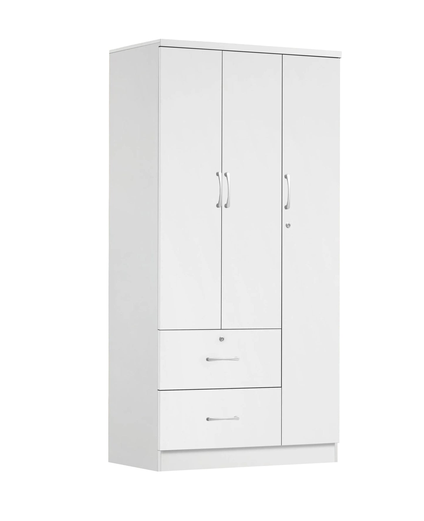 Go Green Woods 3 Door / 2 Drawer Wardrobe