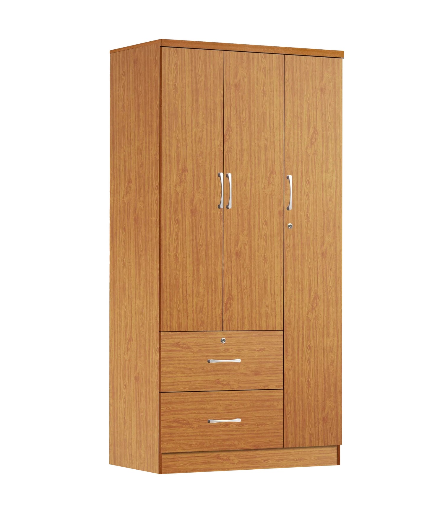 Go Green Woods 3 Door / 2 Drawer Wardrobe