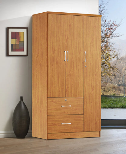 Go Green Woods 3 Door / 2 Drawer Wardrobe