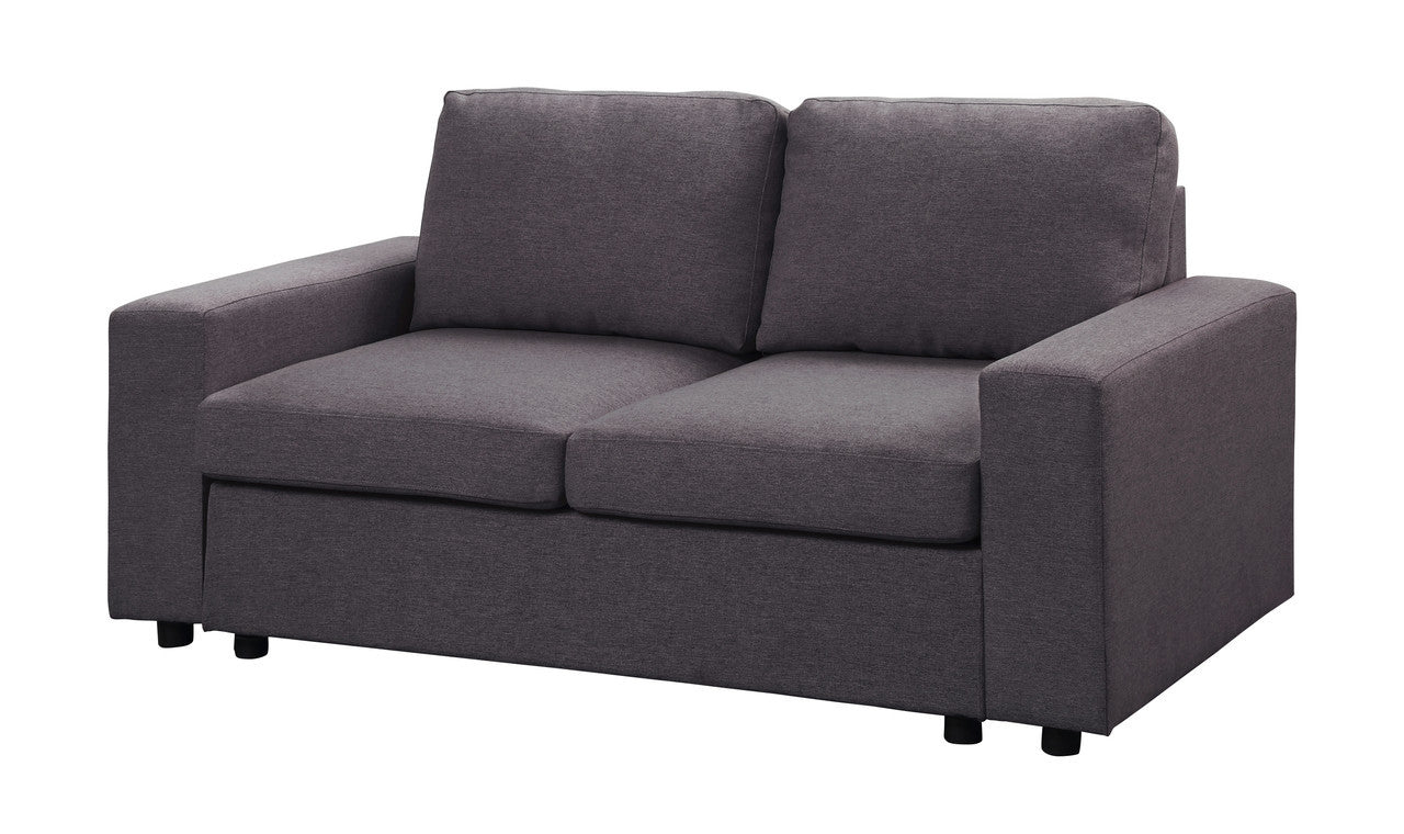 Brenton 68" Loveseat in Dark Gray Linen