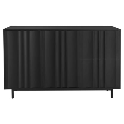 Noza Sideboard Buffet Cabinet - Black