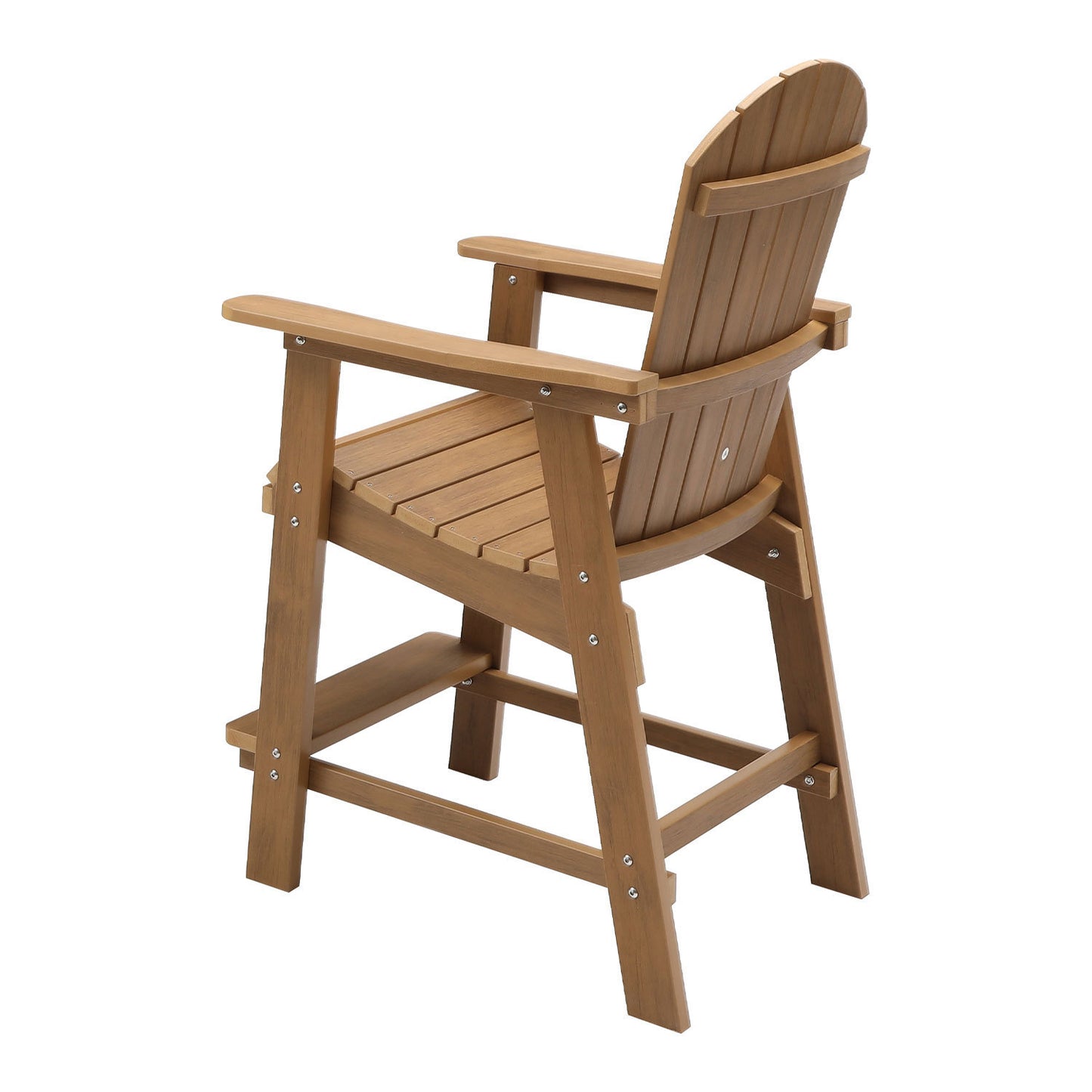 Ken Patio Bar Chair (Set of 2) - Teak