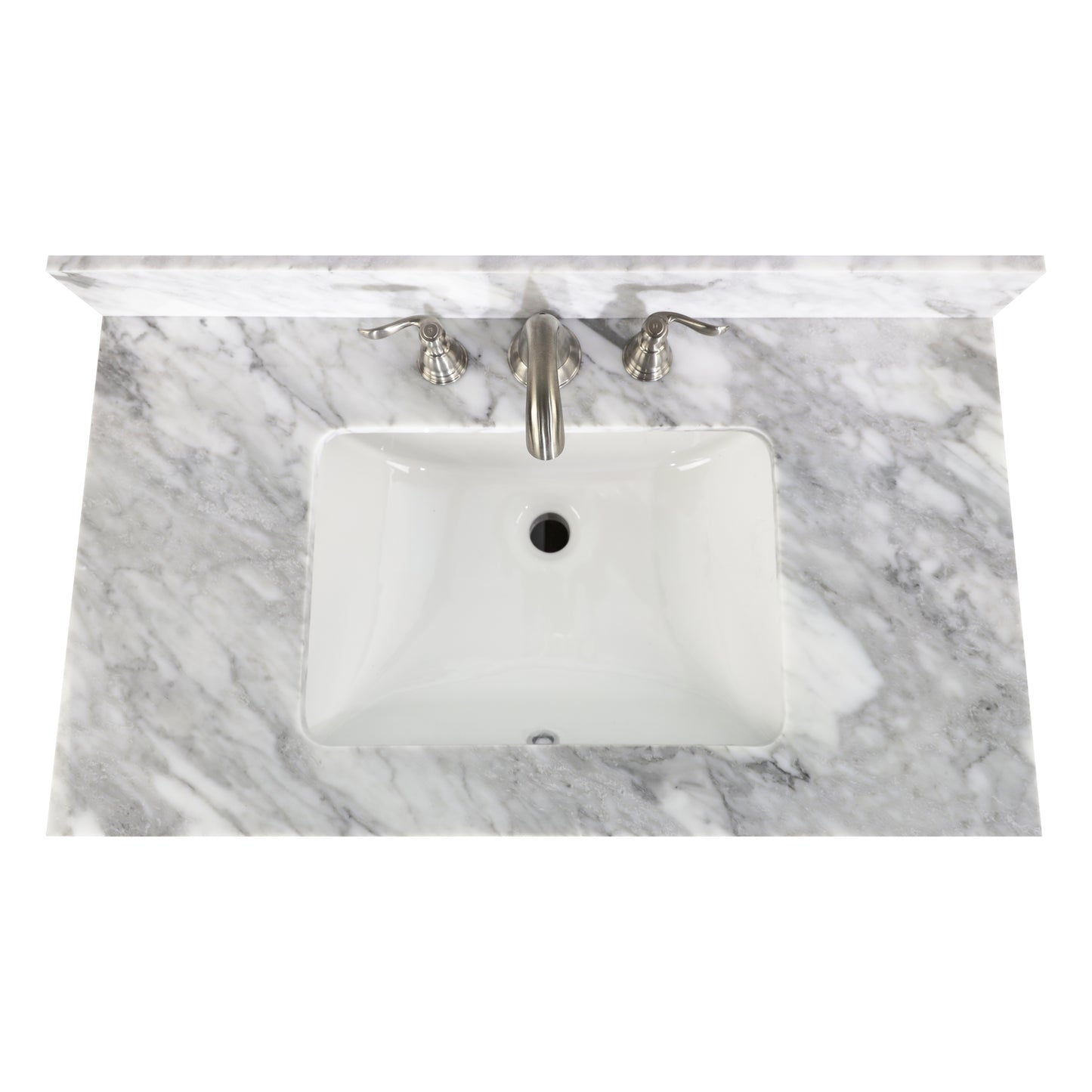 Carrara Marble BathroomVanity