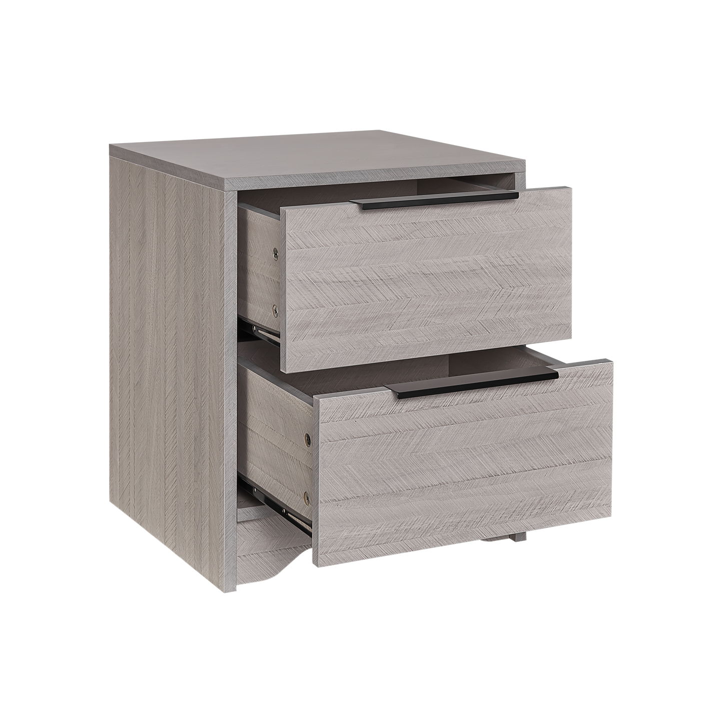 Eleanor Wooden Nightstand - Gray