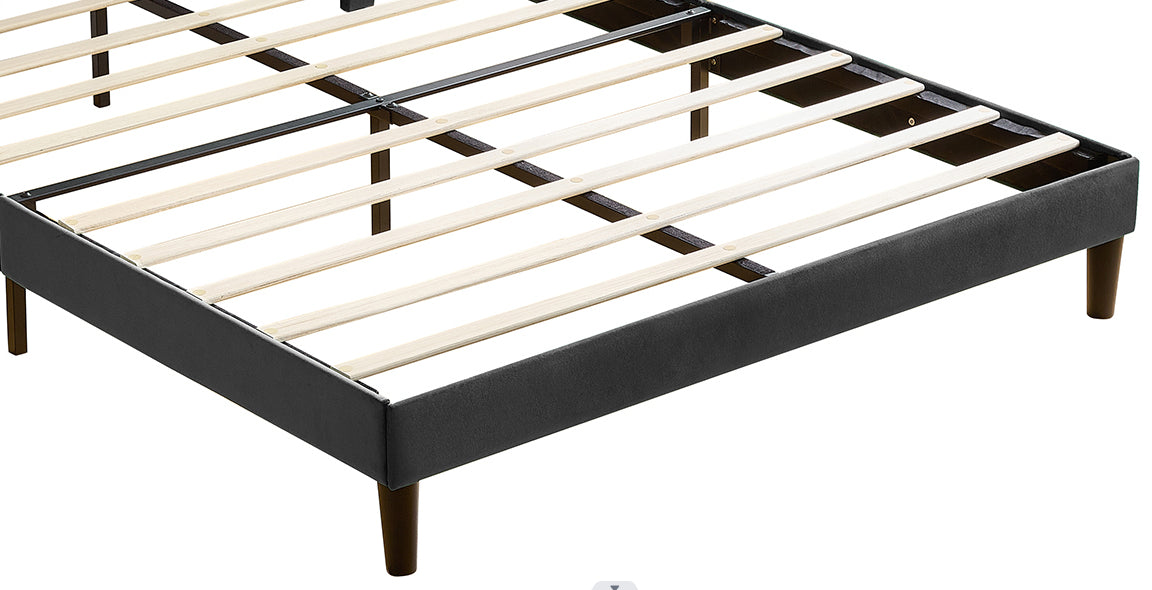 Jay Full Size Platform Bed Frame - Black