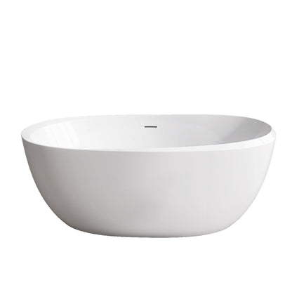 Mody 67" Acrylic Freestanding  Soaking Bathtub - Gloss White