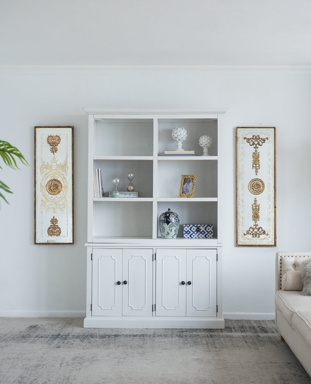 Onera  Cabinet Credenza - White