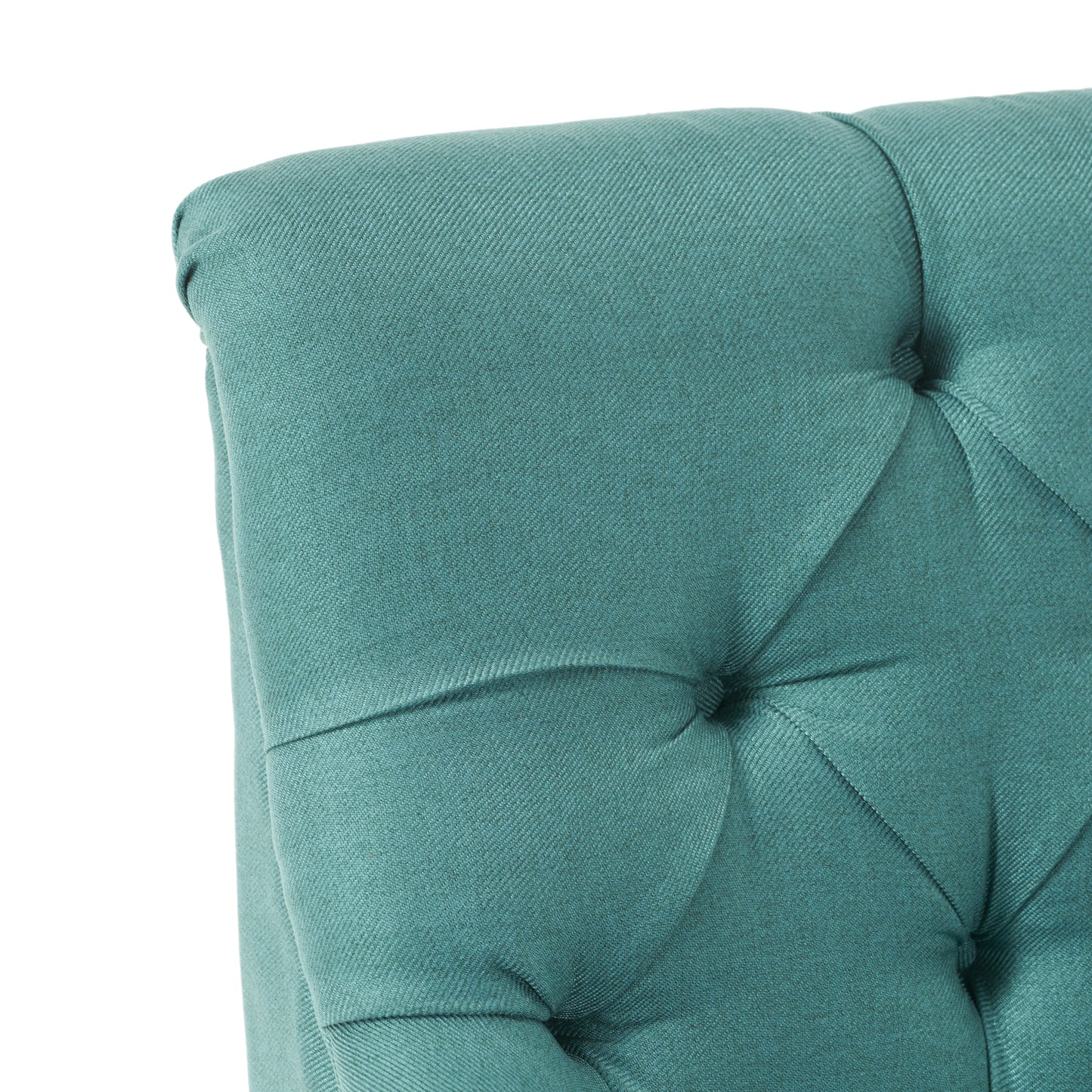 Nicole Velvet Loveseat - Teal