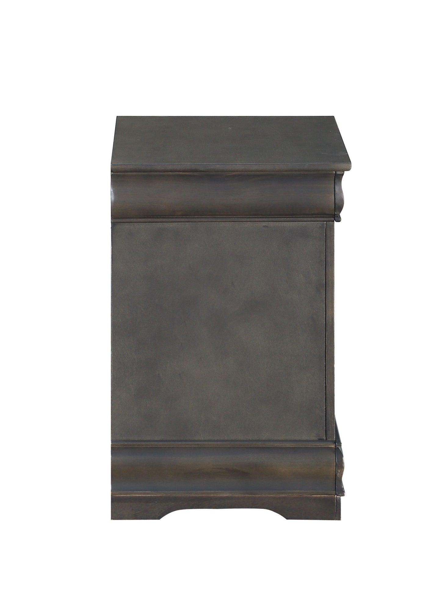 Louis Philippe Nightstand - Dark Gray