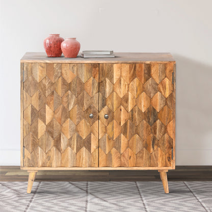 Honeycomb Handcrafted Accent Cabinet