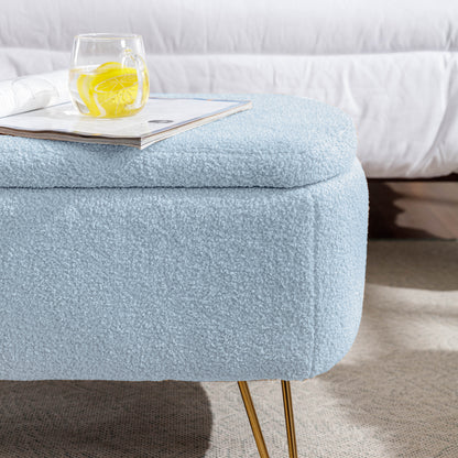 Fur Storage Bench - Blue