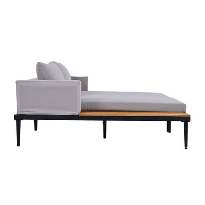 Herta Outdoor Daybed Patio - Gray