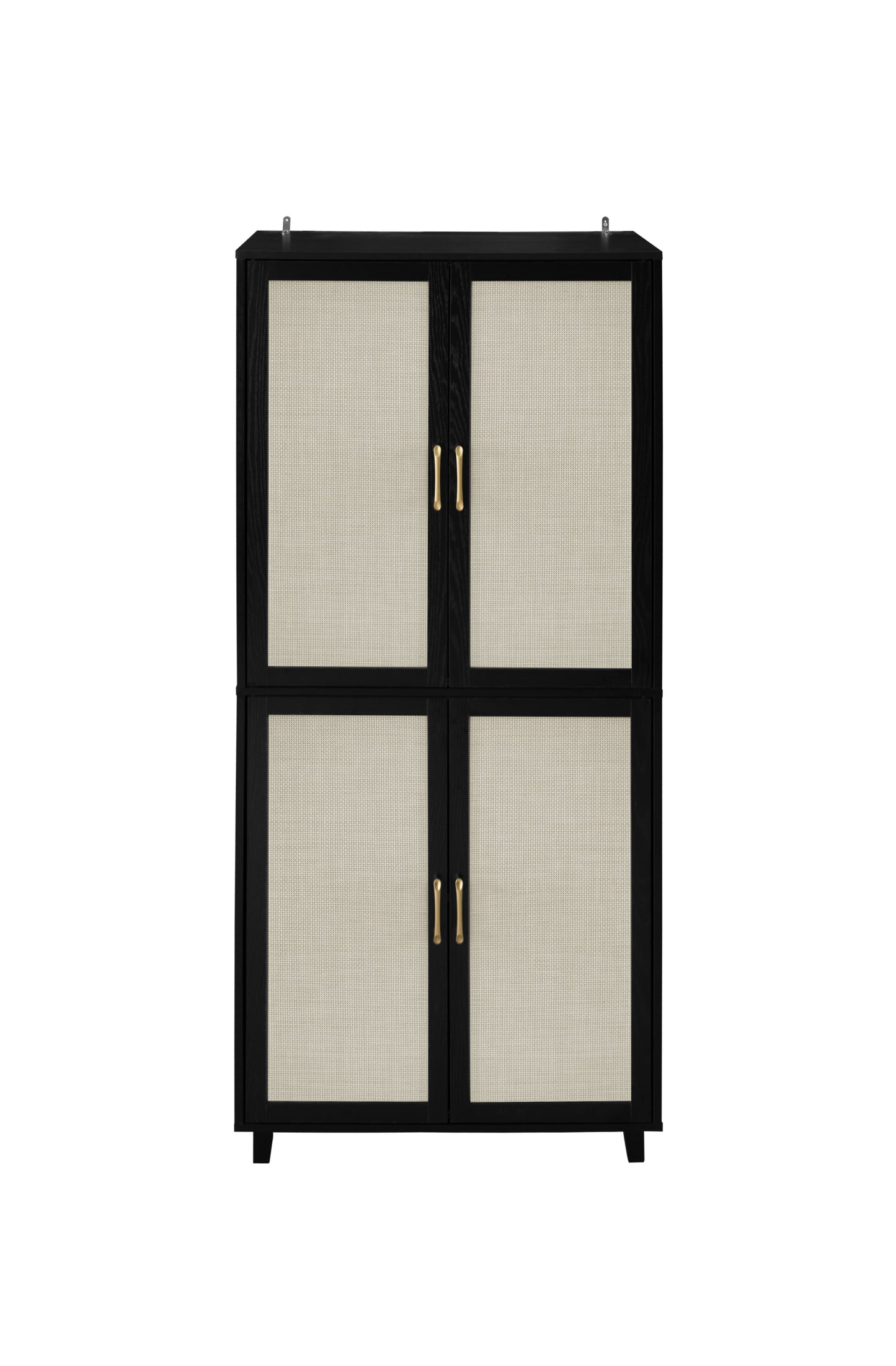 Acuna 4 Door Storage Cabinet - Black