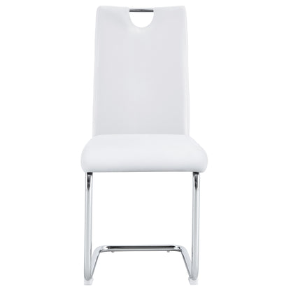 Huntington PU Dining Chairs (Set of 4) - White