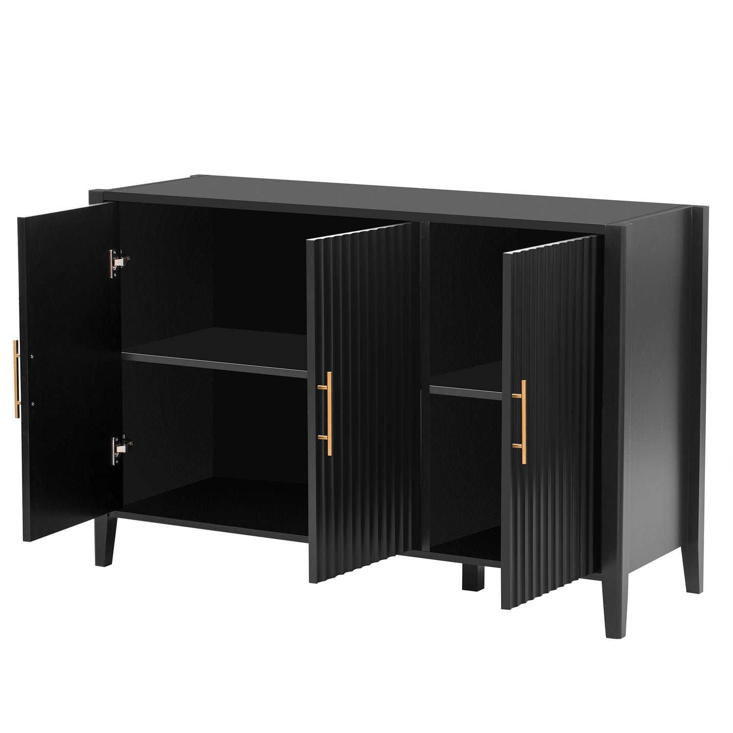 Kito II Sideboard Accent Cabinet - Black