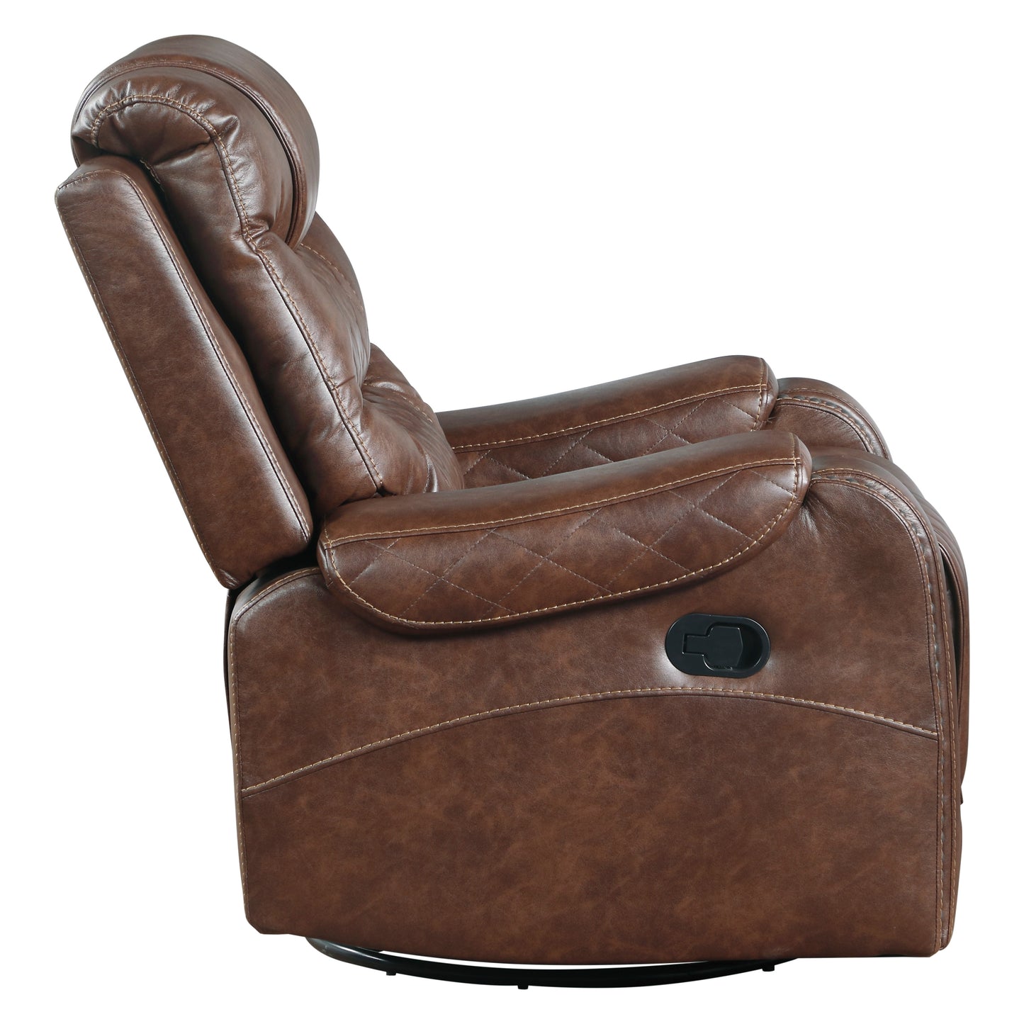 Baxter Swivel Glider Reclining Chair - Brown