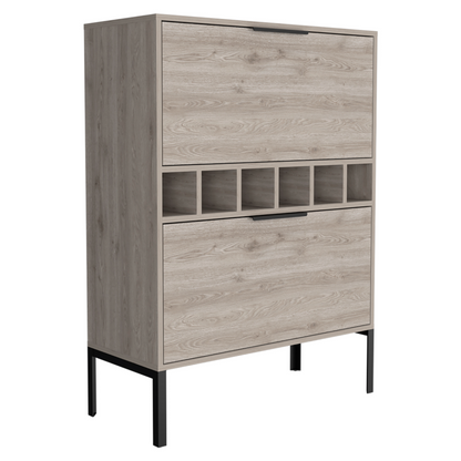 Staten Bar Cabinet - Light Gray