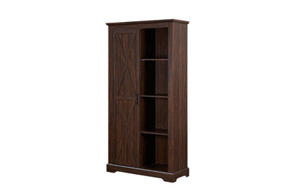 Brock II Tall Storage Cabinet - Espresso