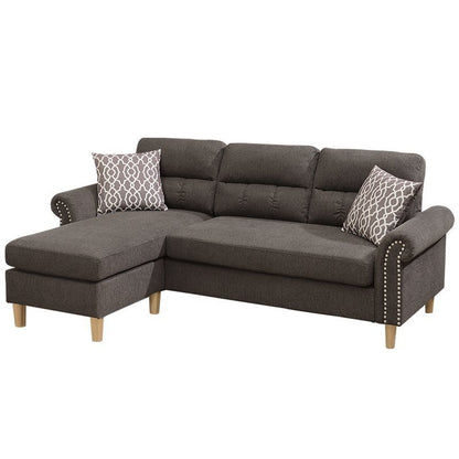 Esme Reversible Sectional Sofa Set  - Tan