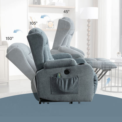 Bonilla Power Lift Recliner Chair - Blue