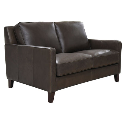 Ashby Waxy Pull-up Leather Loveseat