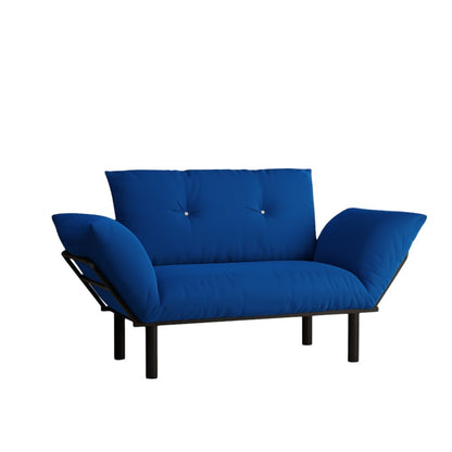 Ada Futon Loveseat - Blue