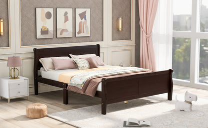 Urban Fusion Full Size Wood Platform Bed - Espresso