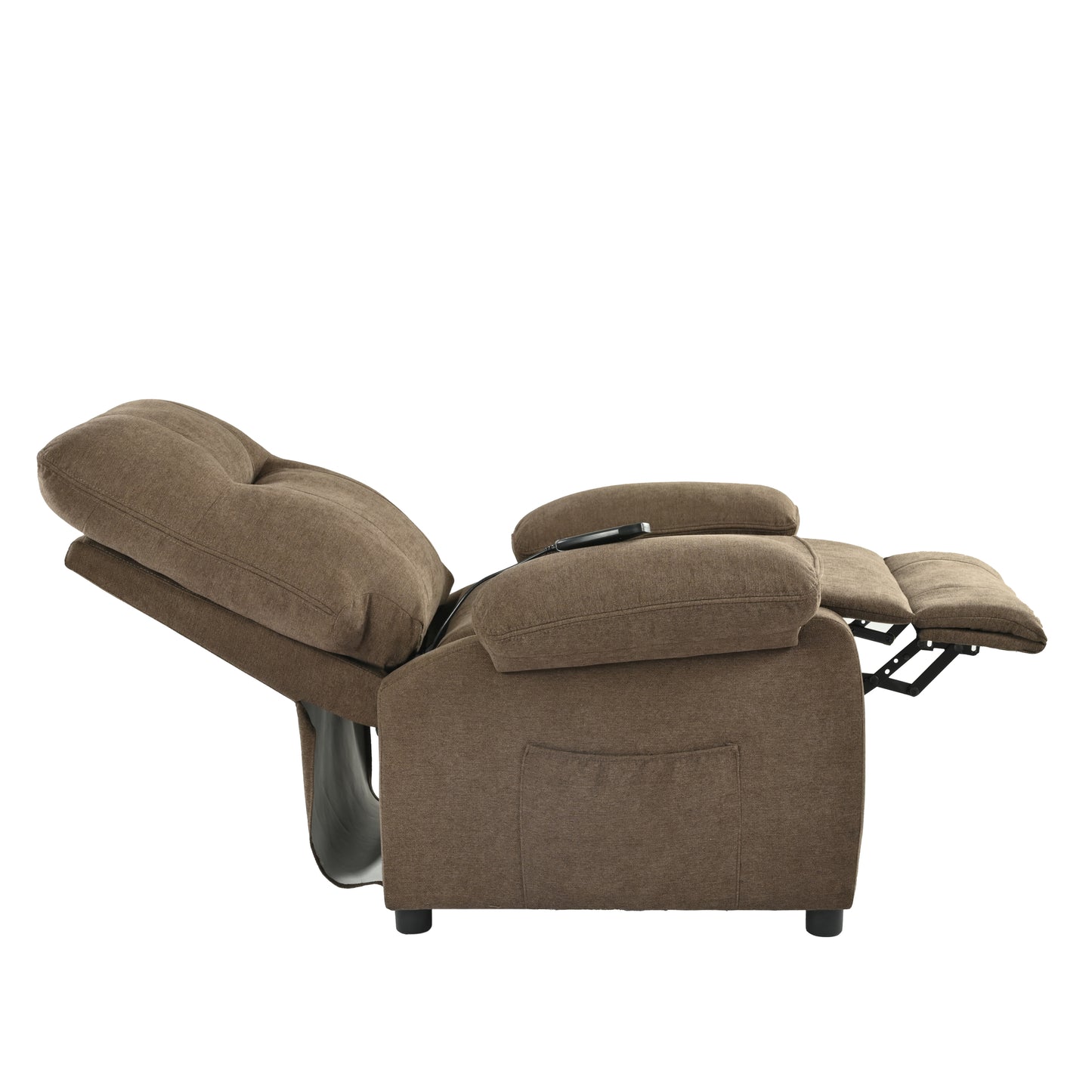 Aston Recliner Chair with Message and Heater - Brown