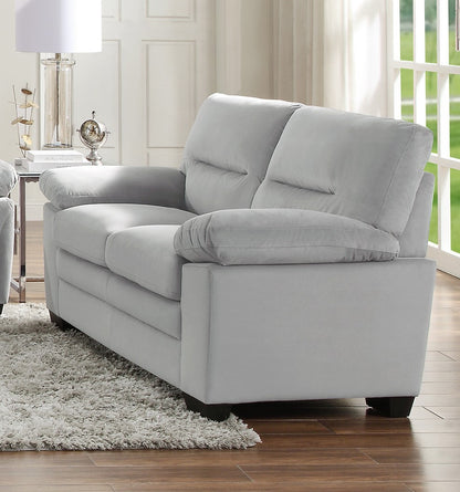 Harper Fabric Loveseat - Gray