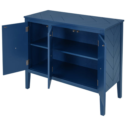 Delena Accent Storage Cabinet - Navy Blue