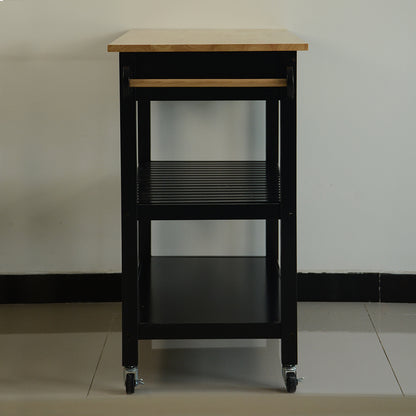 Cruiser Kitchen Island & Kitchen Cart  - Black