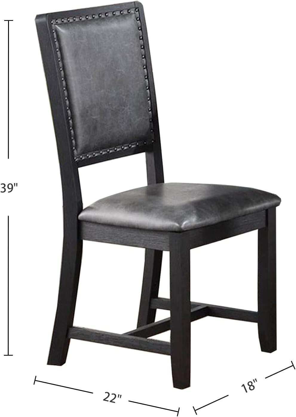 Benso Classic Dining Chair(Set of 2) - Gray